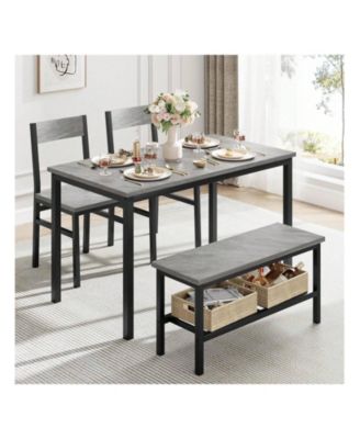 Kitchen Table Dining Table Set For 4 Modern Kitchen Table for Dining Room, Home Office, Living Room