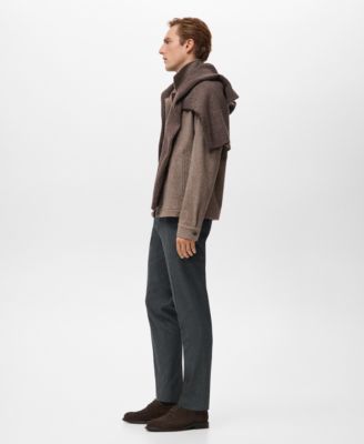 Men's Slim-Fit Flannel Pants