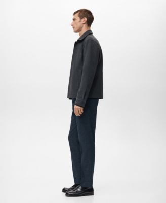 Men's Slim-Fit Flannel Pants