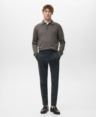 Men's Prato Cropped Tapered Chino Pants