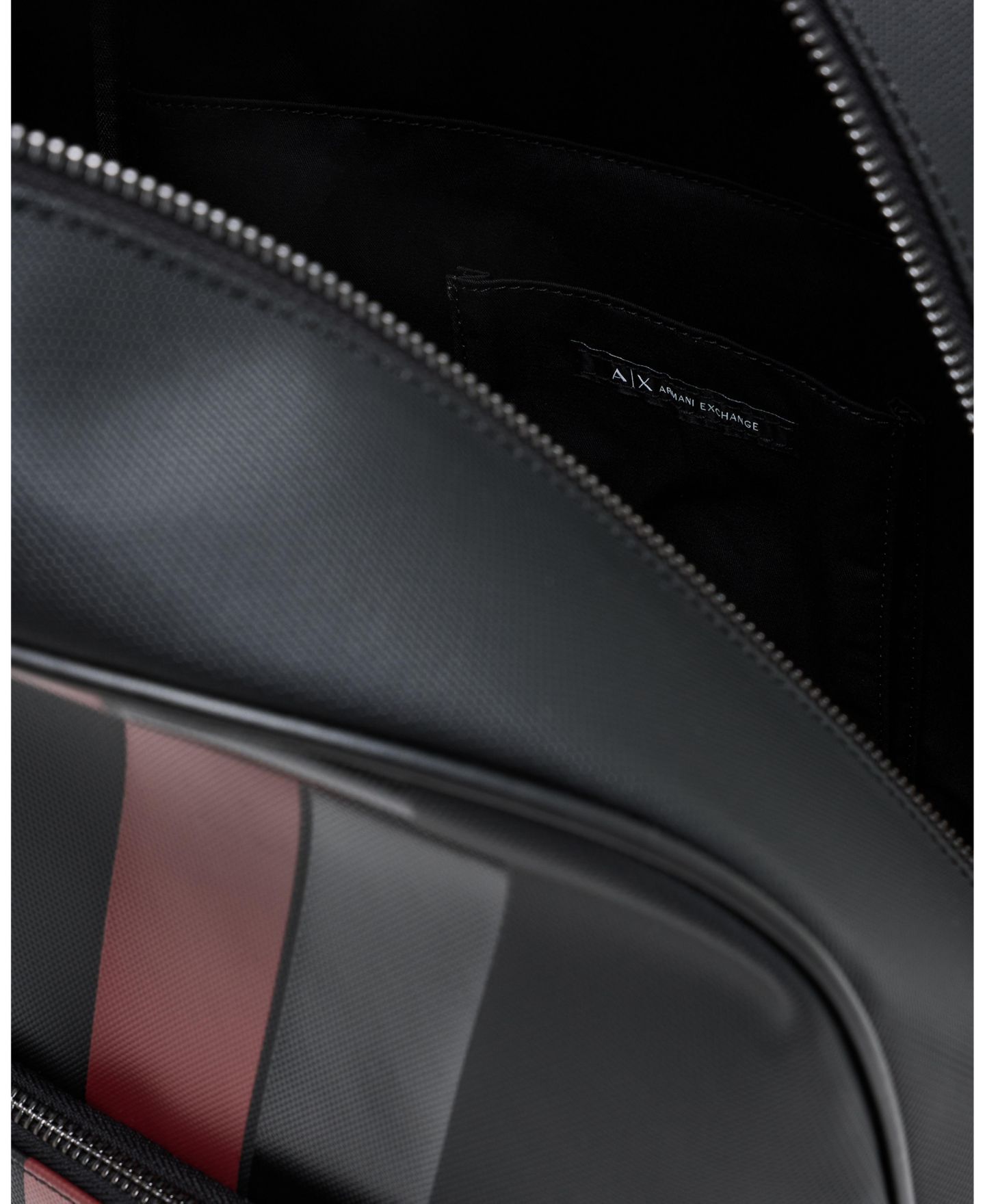 Рюкзак A|X Armani Exchange Striped Logo Details, цвет: Чёрный, вариант 1 — фото 11