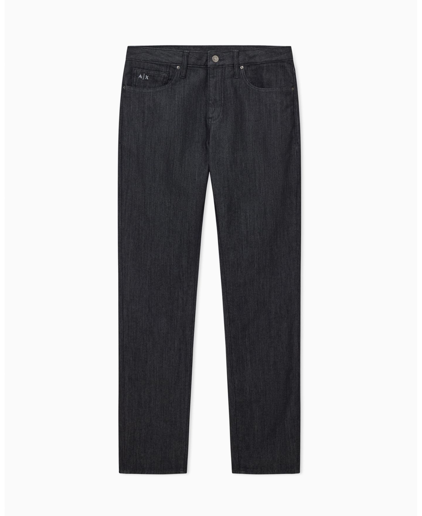 Мужские джинсы A|X Armani Exchange J14 Slim Gold Splatter, цвет: Синий джинсовый — фото 10