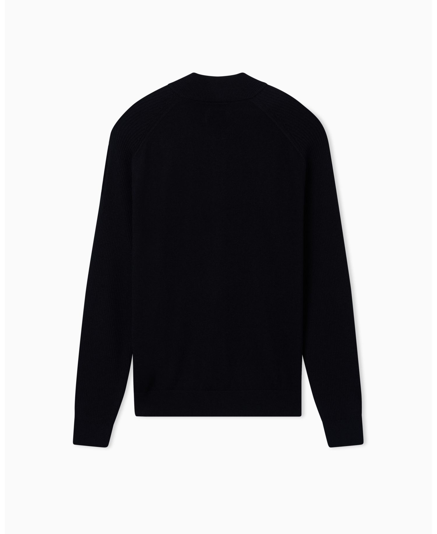 Men's Ribbed Full Zip Cardigan Sweater