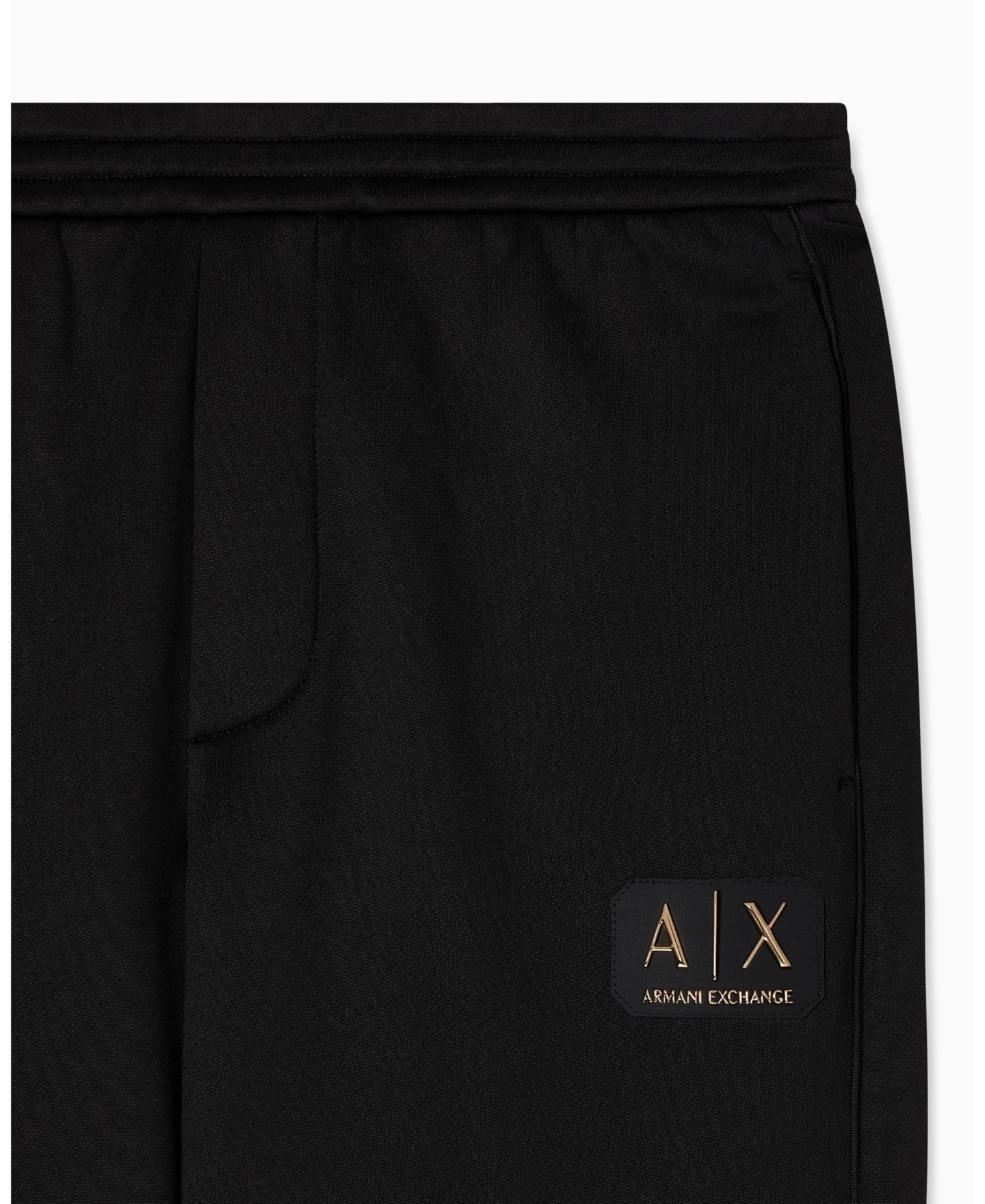 Мужские брюки A|X Armani Exchange Black and Gold Sweatpants, цвет: Чёрный — фото 3