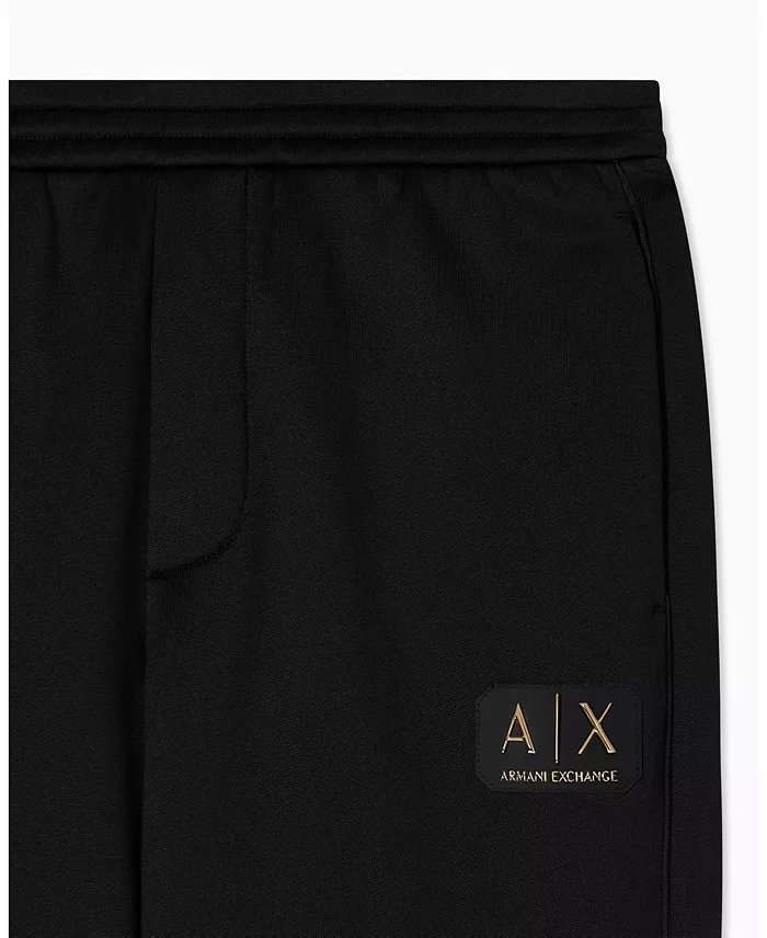 Men's Black and Gold Sweatpants - thumbnail 3
