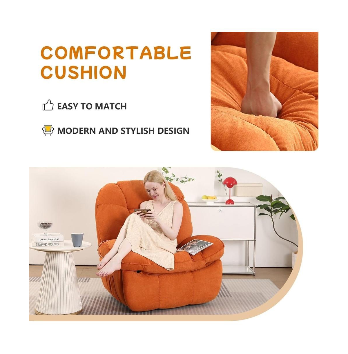 Dyhome Dining Chairs Set of 2, Mid Century Modern Upholstered Boucle Kitchen Room