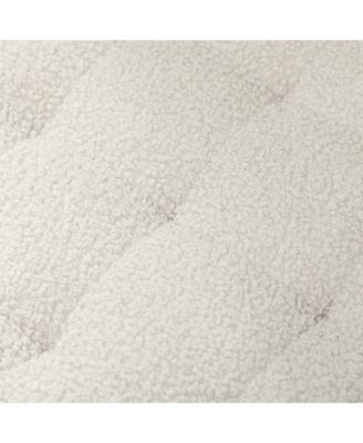 18" Round Ottoman with Storage, Footstool with Lid, Wood Legs,