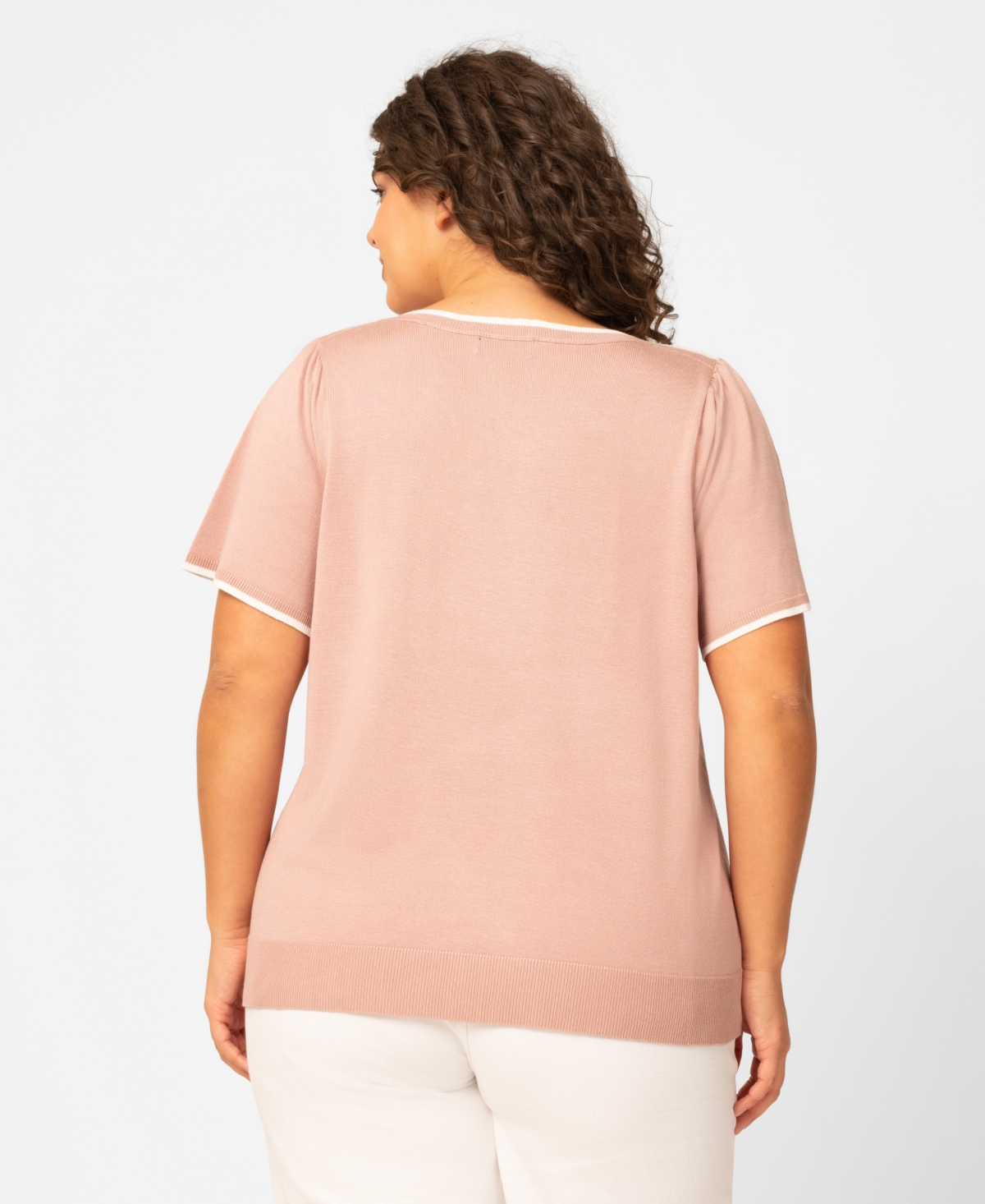 Melissa Paige Plus Elbow Flare-Sleeve Boat Neck Top, Macy's Exclusive