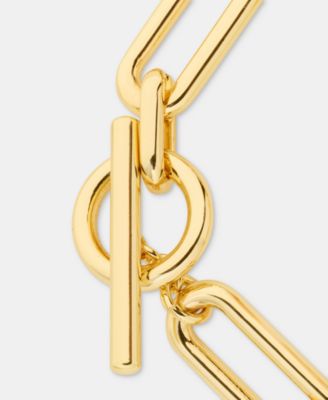 Gold-Tone Large Link Flex Bracelet 