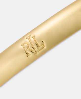 Gold-Tone Logo Bangle Bracelets, 3-Piece Set