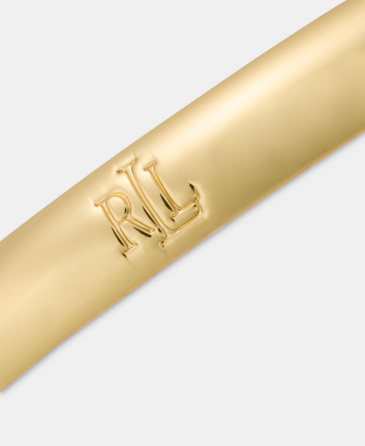 Lauren Ralph Lauren Gold-Tone Logo Bangle Bracelets, 3-Piece Set