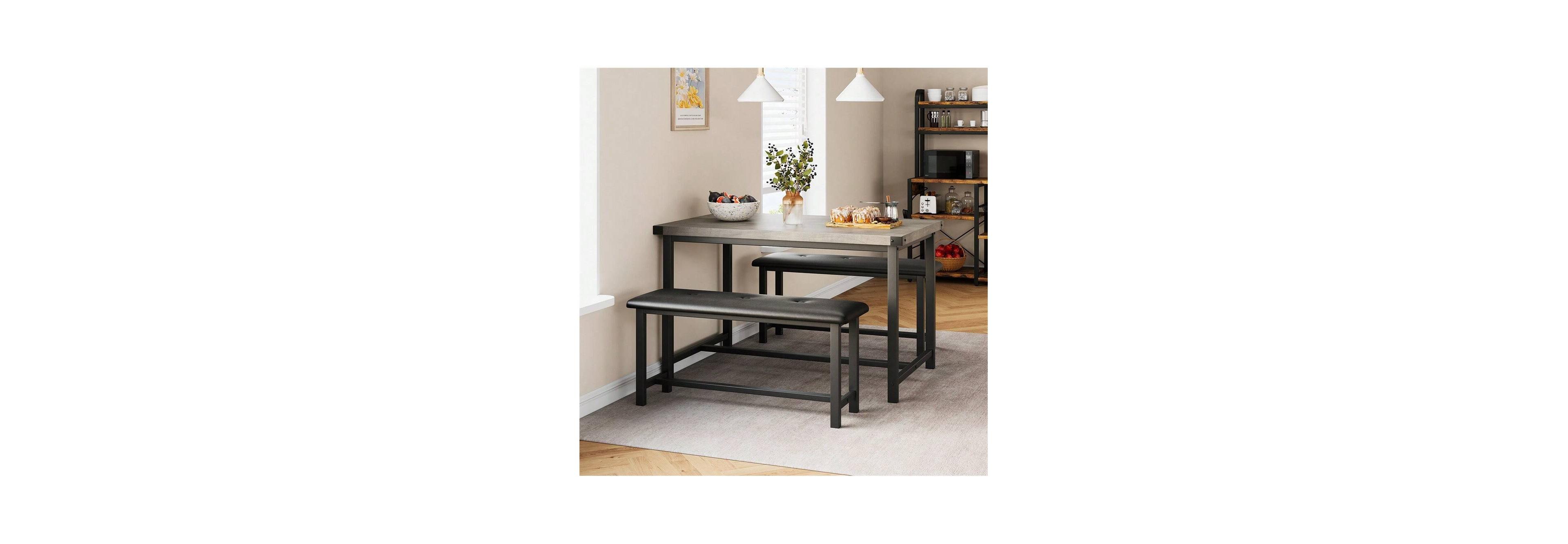 Gaomon Kitchen Table Dining Table Set For 4 Kitchen Table for Dining Room, Home Office, Living Room