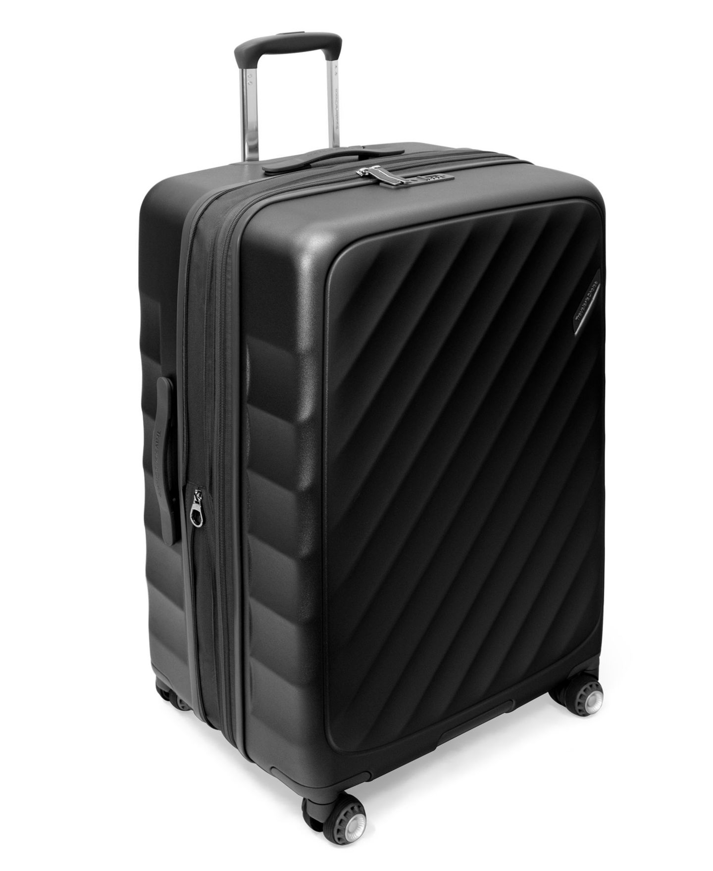Чемоданы Traveler's Choice Elm 2-Pc. Carry-On Hardside Expandable Spinner Luggage Set, цвет: Чёрный — фото 5