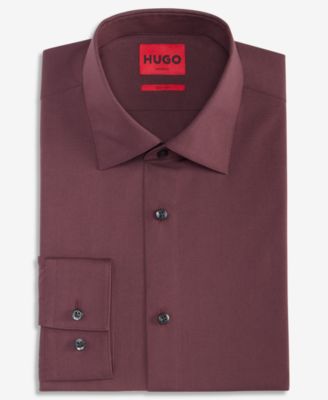 Hugo Boss Men's Valerio Long Sleeve Button-Front Geo Print Shirt
