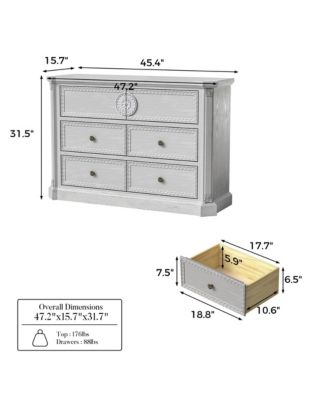 Solid Wood Dresser , Full Assembled Chest , Created for Macy's