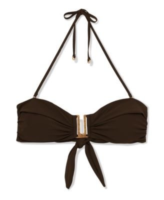 Women's Removable-Strap Bandeau Bikini Top