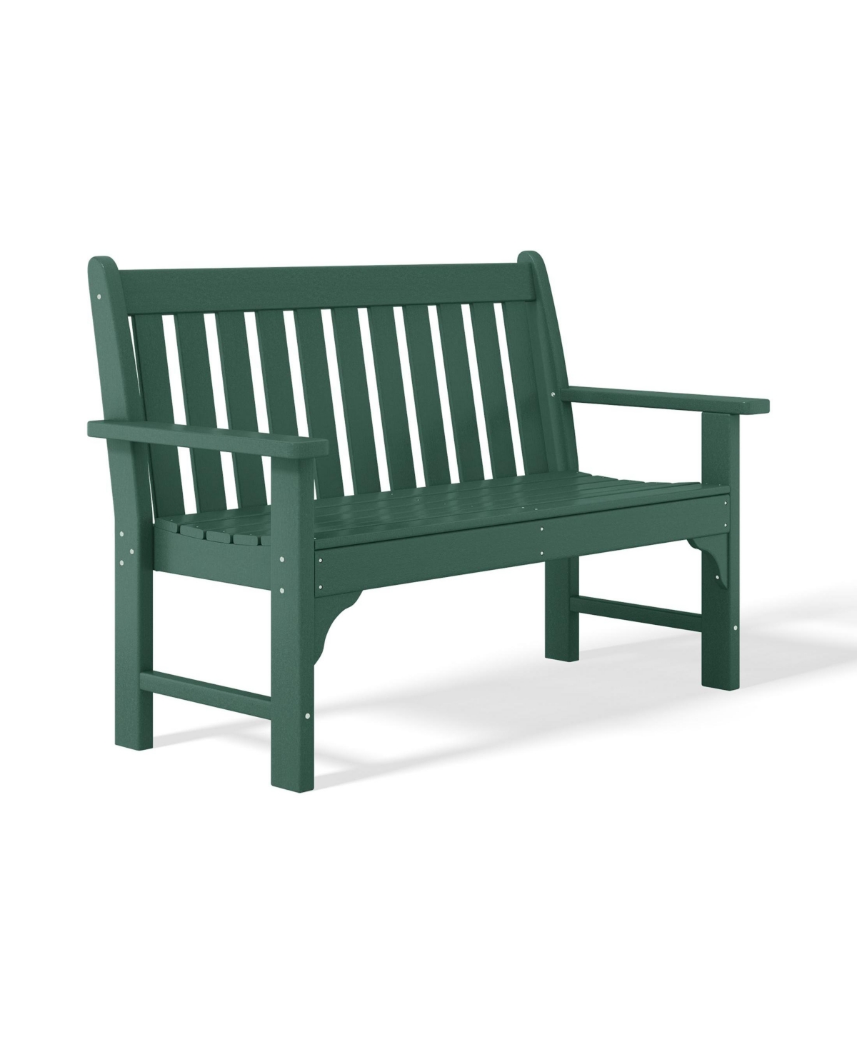 WestinTrends Outdoor 2-Person All-Weather Hdpe Front Porch Garden Bench