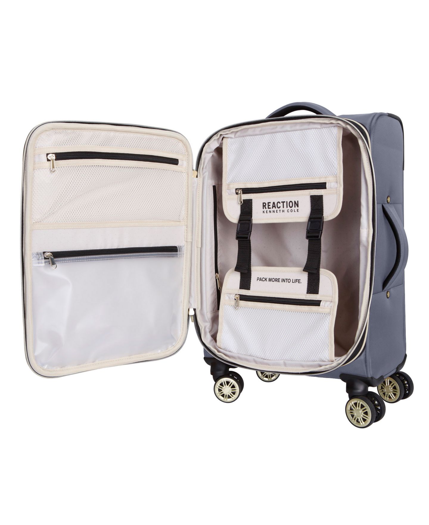 Чемодан Kenneth Cole Reaction Lexington Large Expandable Softside Check-In Spinner, цвет: Синий — фото 11
