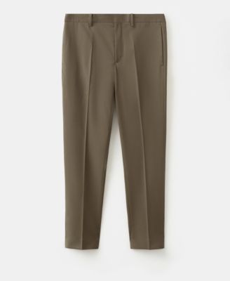 Men's Stretch Fabric Super Slim-Fit Suit Trousers