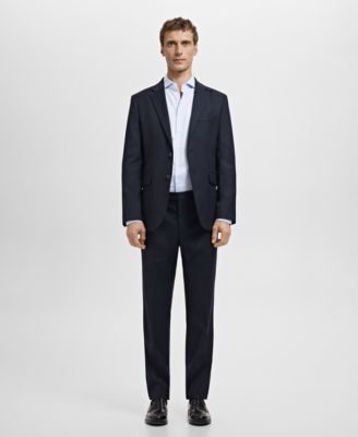 Men's Slim-Fit Twill Fabric Dress Shirt