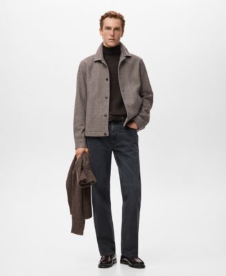 Men's Regular Fit Flannel Overshirt