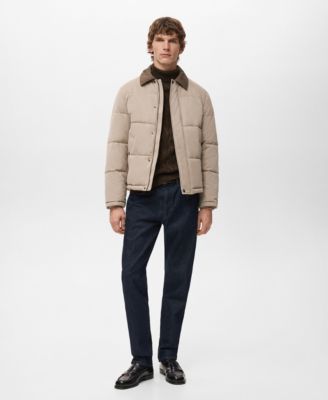 Men's Short Water-Repellent Puffer Jacket