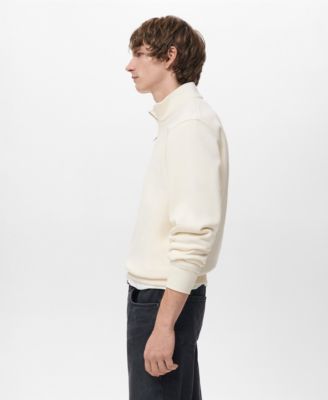 Men's Regular-Fit Cotton Zipper Sweatshirt