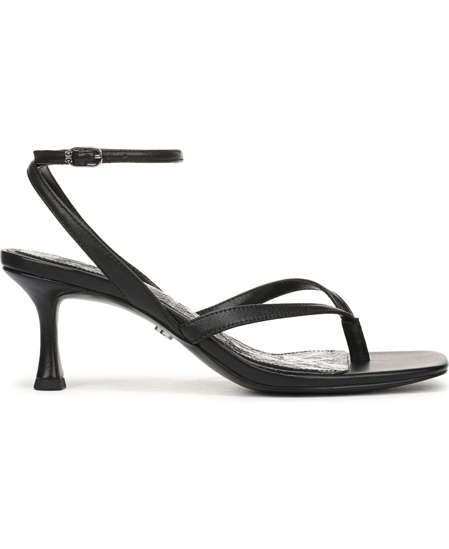 Женские сандалии Sam Edelman Pax Strappy Dress Sandals, цвет: Чёрный кожаный — фото 2