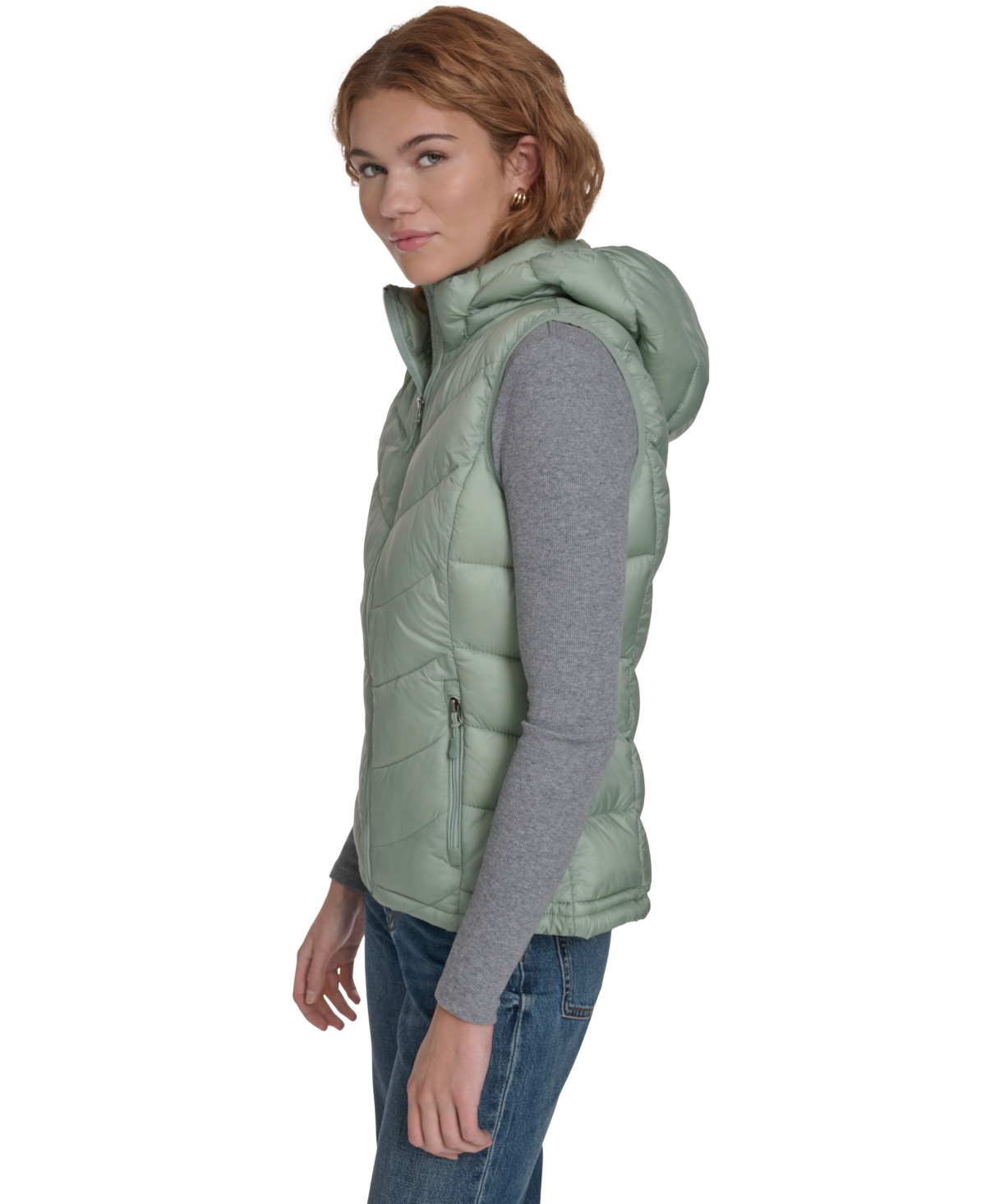 Charter Club Women's Packable Hooded Puffer Vest