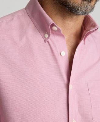 Men's Regular Fit Wrinkle-Free Cadetto Button Up Shirt