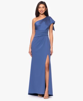Women's One-Shoulder Ruched gown