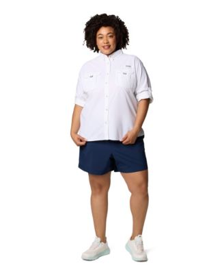 PFG Plus Size Long-Sleeve Outdoor Shirt