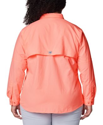 PFG Plus Size Long-Sleeve Outdoor Shirt