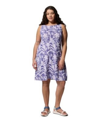 Plus Size Chill River Printed Active Dress