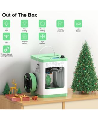 Mini 3D Printer for Kids & Beginners, Auto-Leveling, WiFi & App Control, Heated Bed, Quiet Operation