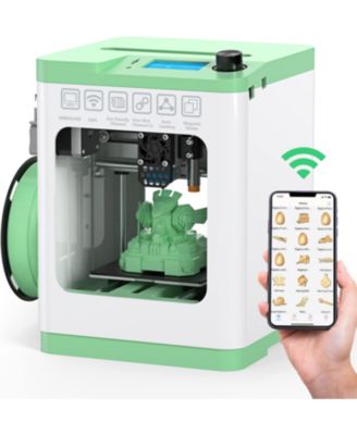 Mini 3D Printer for Kids & Beginners, Auto-Leveling, WiFi & App Control, Heated Bed, Quiet Operation