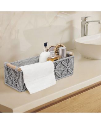 Handmade Cotton Rope Storage Baskets - Multiroom Decor & Organization