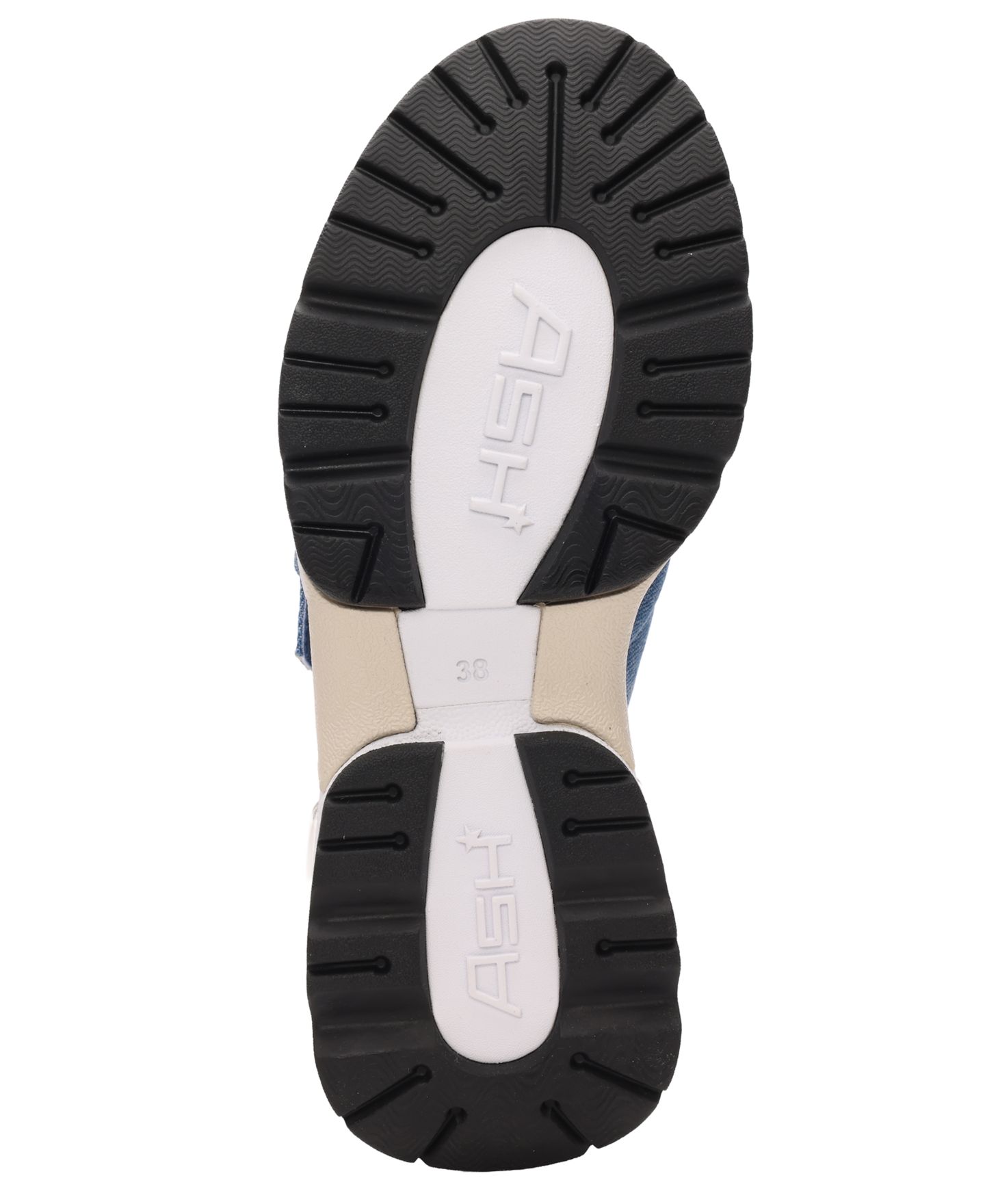 Женские сандалии ASH Delia Round Toe Wedge, цвет: Тёмный синий — фото 5