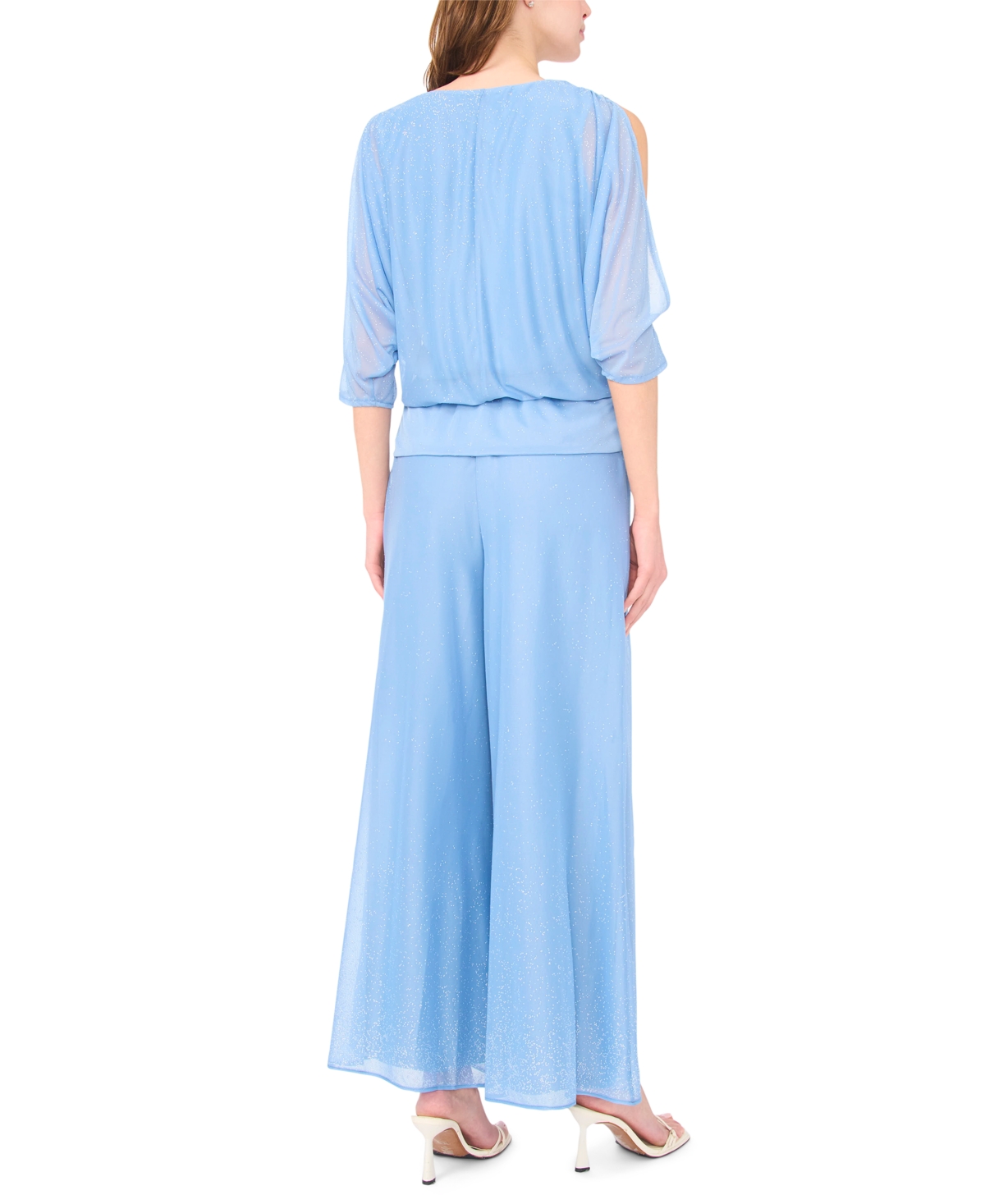 Msk Women's V-Neck Short-Sleeve Top