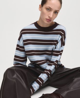Women's Oversized Striped Sweater