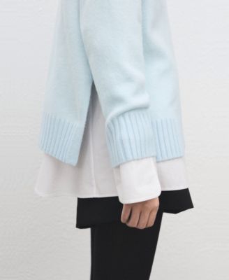 Women's Slit Knitted Sweater