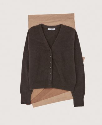 Women's V-Neck Knitted Cardigan Sweater