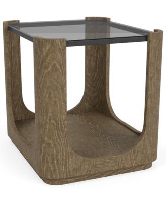 Dante 24" Glass Occasional End Table
