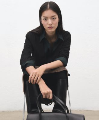 Women's V-Neck Knitted Cardigan Sweater