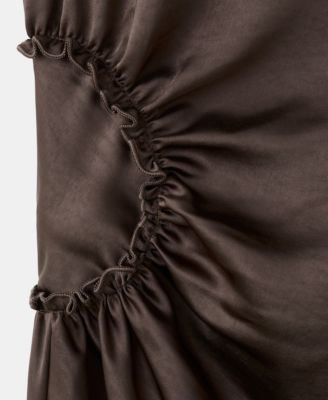 Women's Gathered Detail A-Line Dress