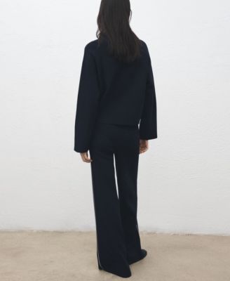 Women's Contrast Stripe Straight Pants