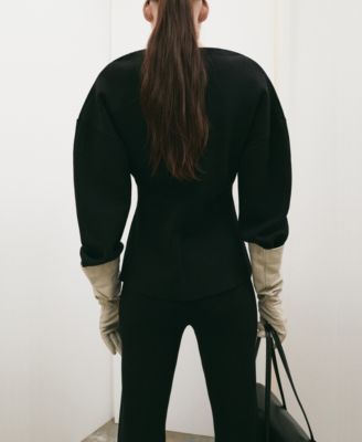 Women's Oversized V-Neck Cardigan Sweater