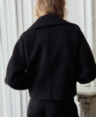 Women's Shirt Collar Wool Jacket