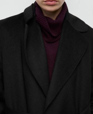 Women's Belted Handmade Wool Coat