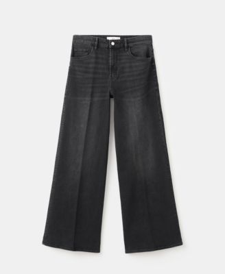 Women's High-Waisted Wide-Leg Jeans